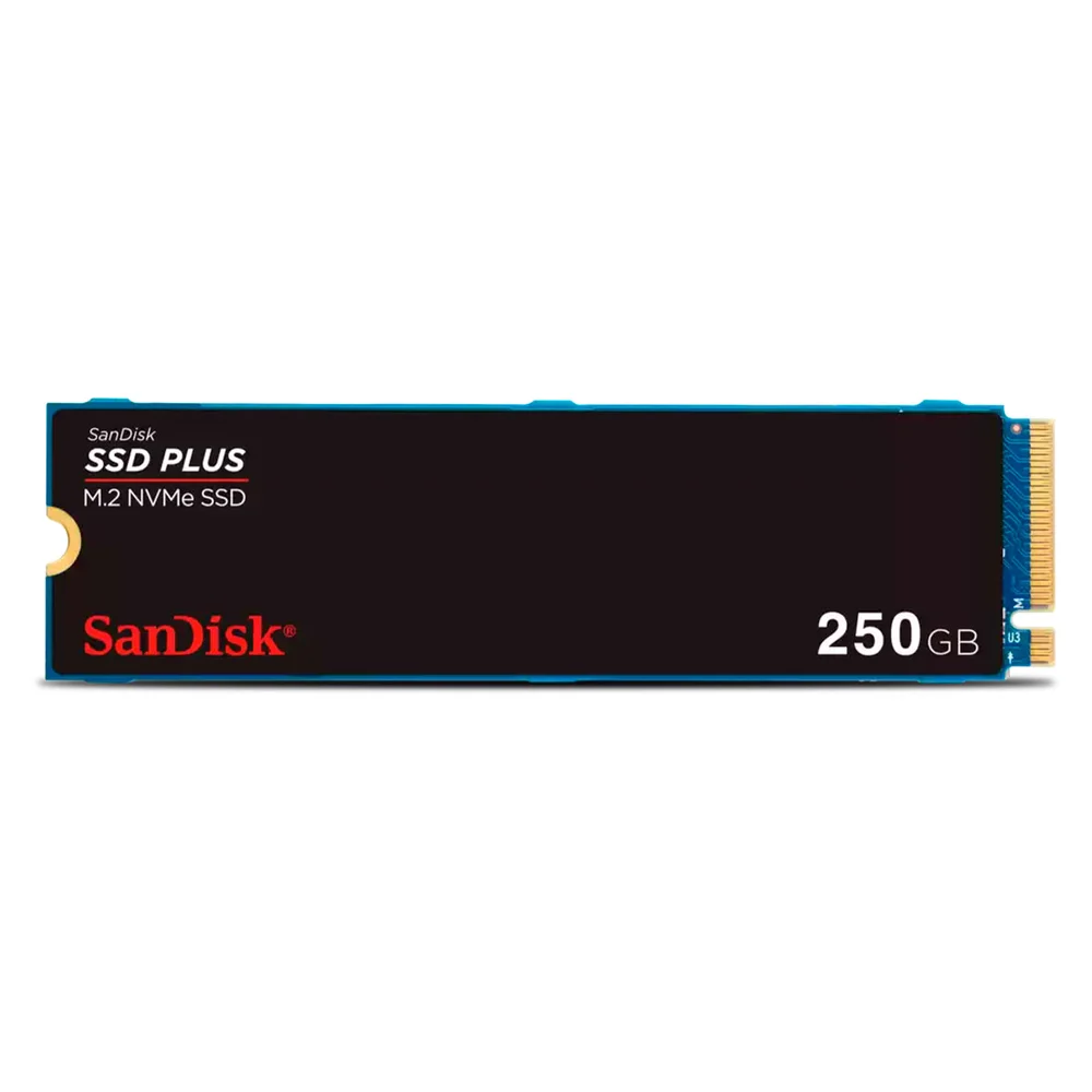SSD Sandisk Plus 250GB, M.2 2280 NVMe Pcie Gen3 - Sdssda3n-250g-G26 - view 5