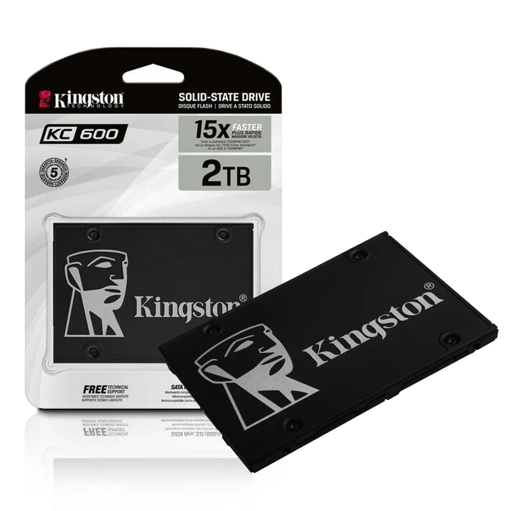 SSD Kingston Grav Kc600 2TB, 2.5", Sata 3, 550mb/s, Leit, 520mb/s SSD Kingston Grav Kc600 2TB, 2.5", Sata 3, 550mb/s, Leit, 520mb/s