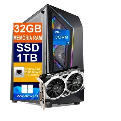 Pc Gamer Intel I7 32GB SSD 1TB M2 Nvme KaBuM