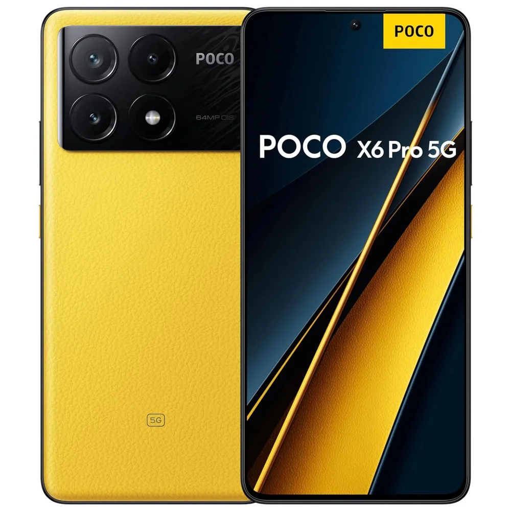 POCO X6 Pro 5G 本体 イエロー 256GB Smartphone Xiaomi Poco X6 Pro 5G 256GB KaBuM