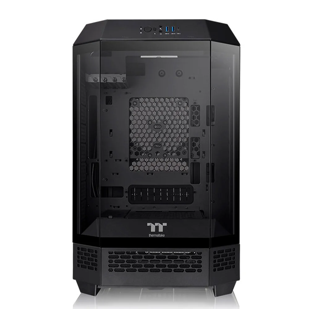 Gabinete The Tower 300 Black Tt -  Ca-1y4-00s1wn-00
