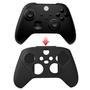 Capa Case Silicone Antiderrapante + 2 Grips XBOX Séries X/s Cor:preto;