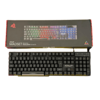 Teclado Gamer LED RGB Semi Mecânico Usb Knup Kp-2043-a