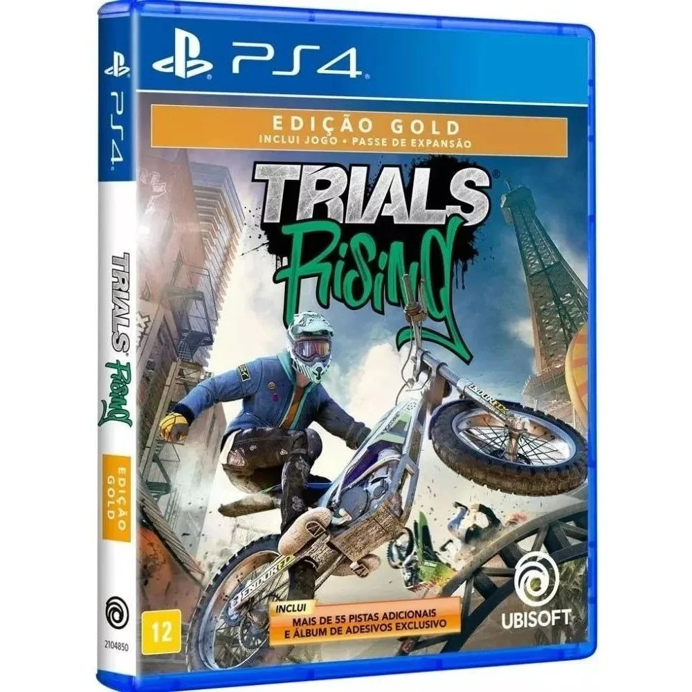 Trials Rising Gold Edition, Ps4, Mídia Física Trials Rising Gold Edition, Ps4, Mídia Física