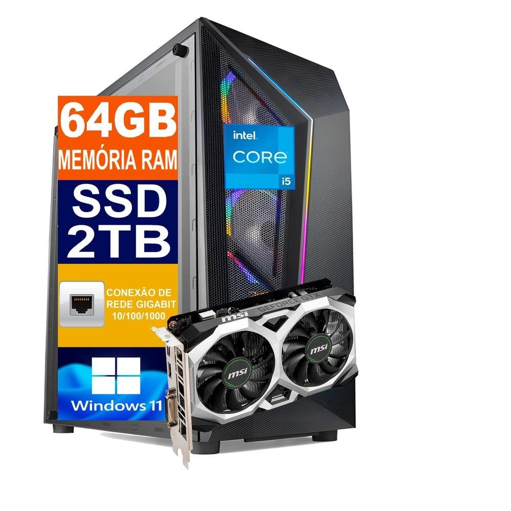 Computador Tech Power Cpu Intel Core I5 9500