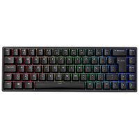 Teclado Mecanico  Akko Gamer 3068b Plus, Wireless, Switch Blue, Preto