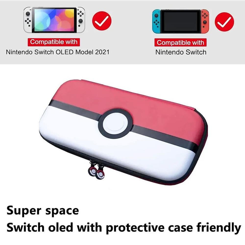 Case Bag Para Nintendo Switch Compatível Pokémon Pikachu + Brinde Case Bag Para Nintendo Switch Compatível Pokémon Pikachu + Brinde