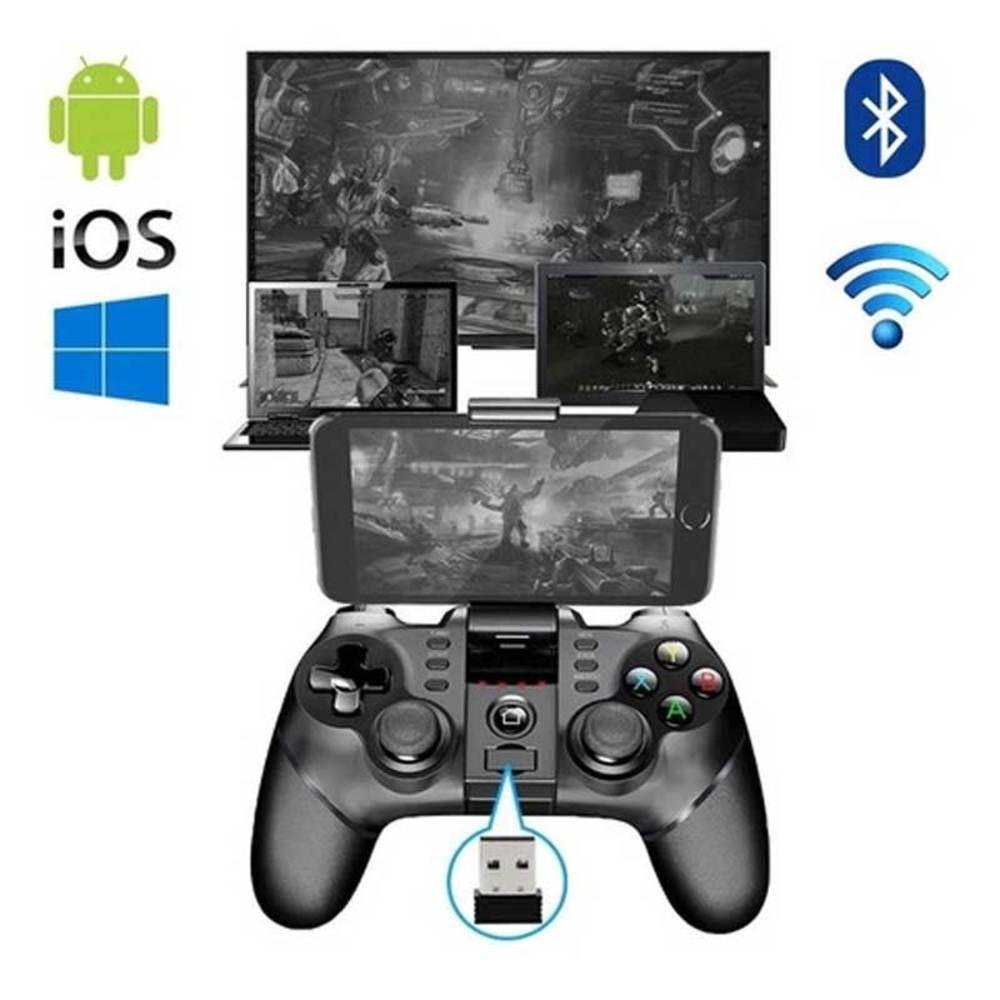 Controle Bluetooth Ipega 9076 Single, Para Celular, Android, iOS, PC e PS3 Controle Bluetooth Ipega 9076 Single, Para Celular, Android, iOS, PC e PS3