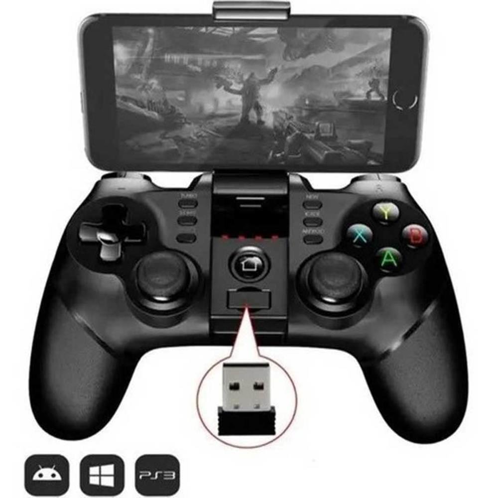 Controle Bluetooth Ipega 9076 Single, Para Celular, Android, iOS, PC e PS3 Controle Bluetooth Ipega 9076 Single, Para Celular, Android, iOS, PC e PS3