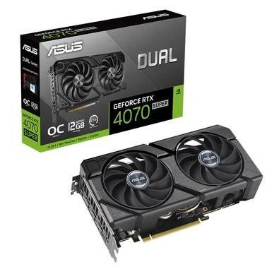 グラフィックボード・グラボ・ビデオカード ASUS Dual GeForce RTX4070 SUPER 12GB OC KaBuM Aperte o K e evolua com as maiores ofertas