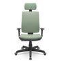 Cadeira Brizza Soft Verde Vinil Relax Plax