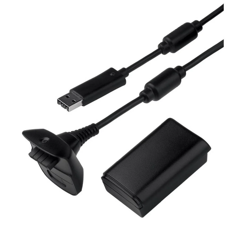 Carregador E Bateria Para Controle X Box 360