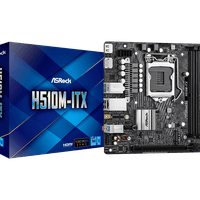 Placa Mae Asrock Mini Itx H510m-itx LGA 1200 2xDDR4 (64gb),pcie X16,4x Sata,m.2 Sata E Nvme