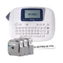 Rotuladora Brother Ptm95wtbp Portátil C/ 3 Fitas - Branco