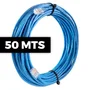 Cabo De Rede Cat 5e Mpt Interno 50 Metros U/utp 4p X 24awg | Azul Com Conectores