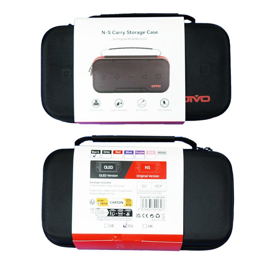 Case Bolsa Nintendo Switch OLED Espaço Carregador Oivo