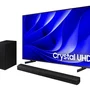 Smart TV 75 Polegadas Samsung Crystal UHD 4K, 3 HDMI, 1 USB, Bluetooth + Soundbar - Hw-b550/zd Kit