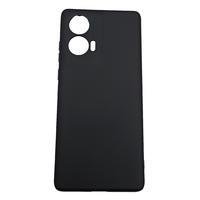 Capinha Capa Compatível Com Motorola Edge 50 Fusion Xt2429 Tela 6.7 Case Aveludada Interior Preto