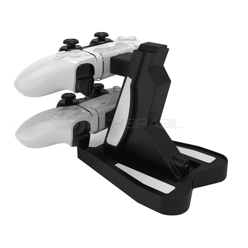Carregador Duplo P/ 2 Controle Dualsense Playstation 5 Base Torre Carregador Duplo P/ 2 Controle Dualsense Playstation 5 Base Torre