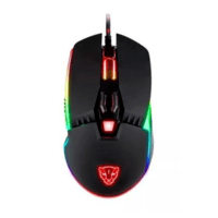 Mouse Gamer Motospeed V20 5000dpi RGB Preto, Fmsms0002pto