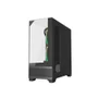 Gabinete Liketec Mahal Dark Mid Tower Vidro Temperado Usb S/fan Preto