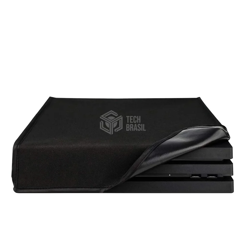 Capa De Proteção Antipoeira Para Playstation 4 Pro Preta Capa De Proteção Antipoeira Para Playstation 4 Pro Preta