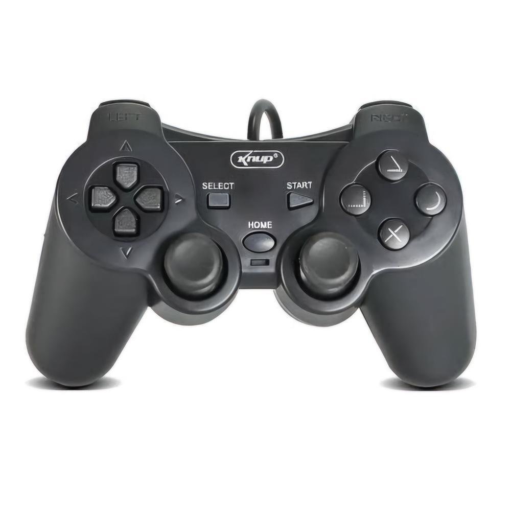 Controle Analógico Com Fio Compatível Para Ps2 Preto Controle Analógico Com Fio Compatível Para Ps2 Preto