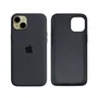 Capa Capinha Case Silicone Cover Premium Aveludada Com Logo Compatível Iphone 14 Pro Max Grafite