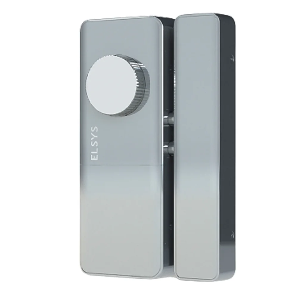 Fechadura Elsys De Sobrepor Vert Esfds1100v - 998903149340  Prata  Bivolt