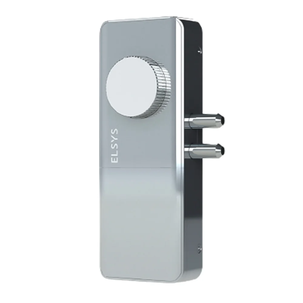 Fechadura Elsys De Sobrepor Vert Esfds1100v - 998903149340  Prata  Bivolt