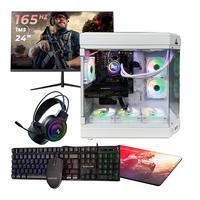 PC Gamer Completo Ryzen 5 5500, 16gb 3200mhz, (RTX 4060 8GB), B550m, SSD 480GB M.2, 600w 80 Plus, Monitor 24 165hz - Nli88047