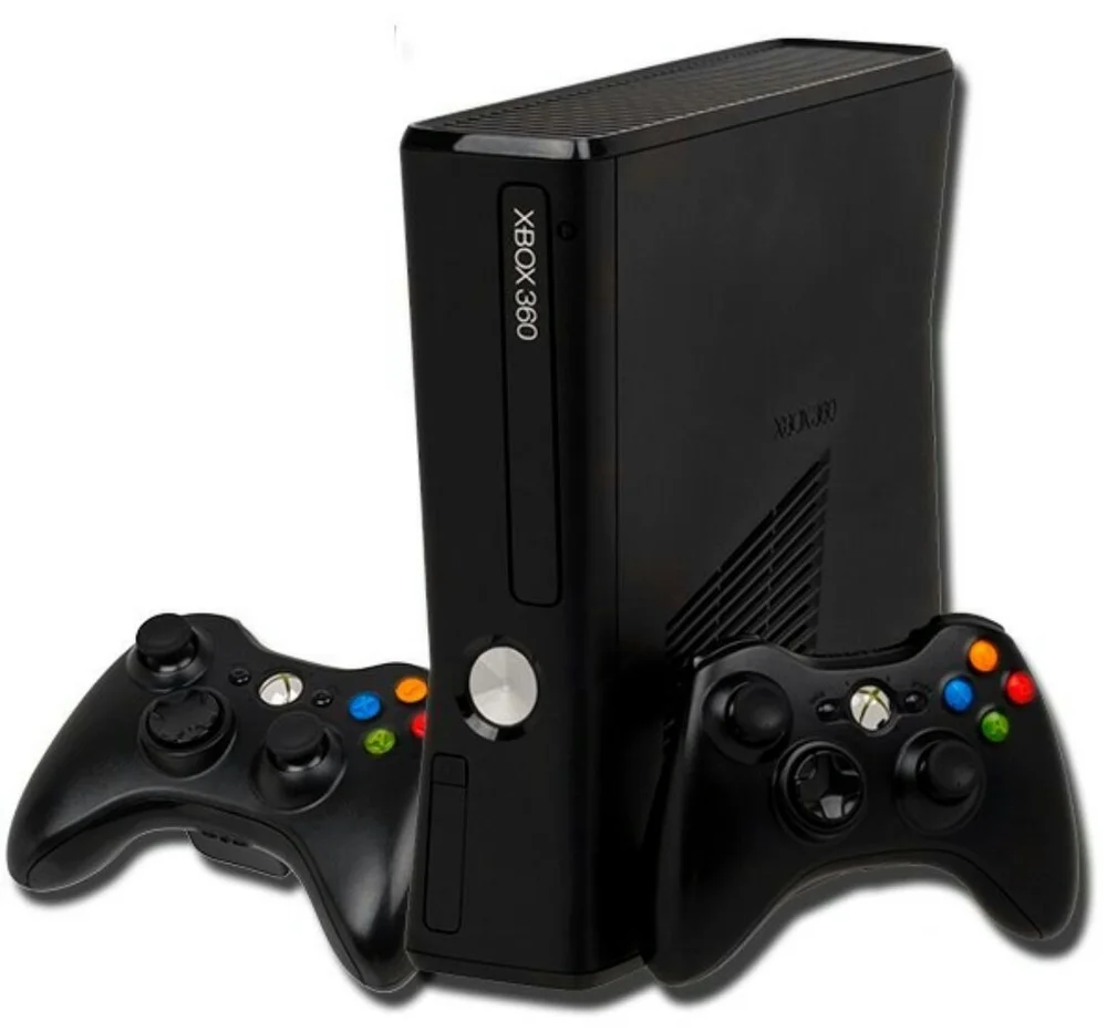 Console 360 Slim 4gb 2 Controles Standard Cor Matte Black Console 360 Slim 4gb 2 Controles Standard Cor Matte Black