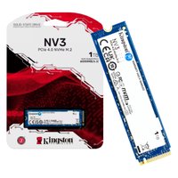SSD Kingston 1TB Nv3 M.2 Nvme PCIe 4, Leitura 6000MB/s, Gravação 4000MB/s - Snv3s/1000g