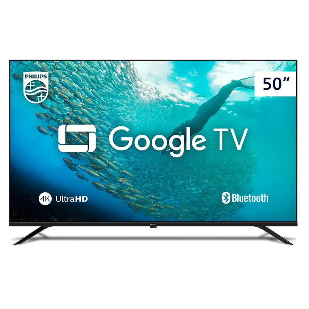 Smart TV 50 Polegadas Philips 4K, UHD, Google TV, Dolby Audio - 50pug7019/78 Smart TV 50 Polegadas Philips 4K, UHD, Google TV, Dolby Audio - 50pug7019/78