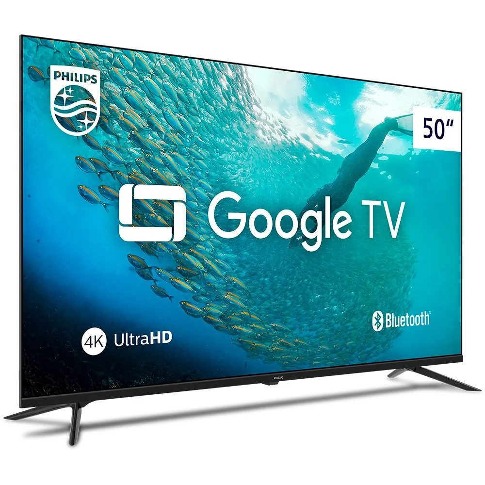 Smart TV 50 Polegadas Philips 4K, UHD, Google TV, Dolby Audio - 50pug7019/78 Smart TV 50 Polegadas Philips 4K, UHD, Google TV, Dolby Audio - 50pug7019/78