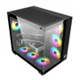 Gabinete Gamer Arbaton Vidro Temperado ARGB Preto Draxen(drn30a-bk).
