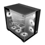 Gabinete Gamer Arbaton Vidro Temperado ARGB Preto Draxen(drn30a-bk).