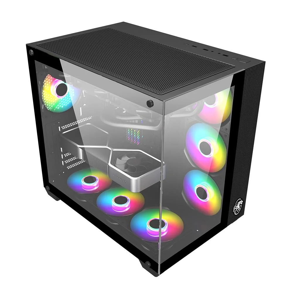 Gabinete Gamer Arbaton Vidro Temperado ARGB Preto Draxen(drn30a-bk). Gabinete Gamer Arbaton Vidro Temperado ARGB Preto Draxen(drn30a-bk).
