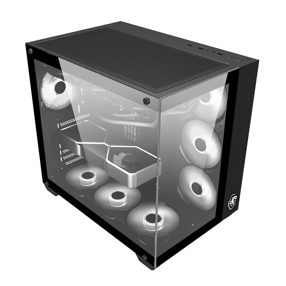 Gabinete Gamer Arbaton Vidro Temperado ARGB Preto Draxen(drn30a-bk). Gabinete Gamer Arbaton Vidro Temperado ARGB Preto Draxen(drn30a-bk).