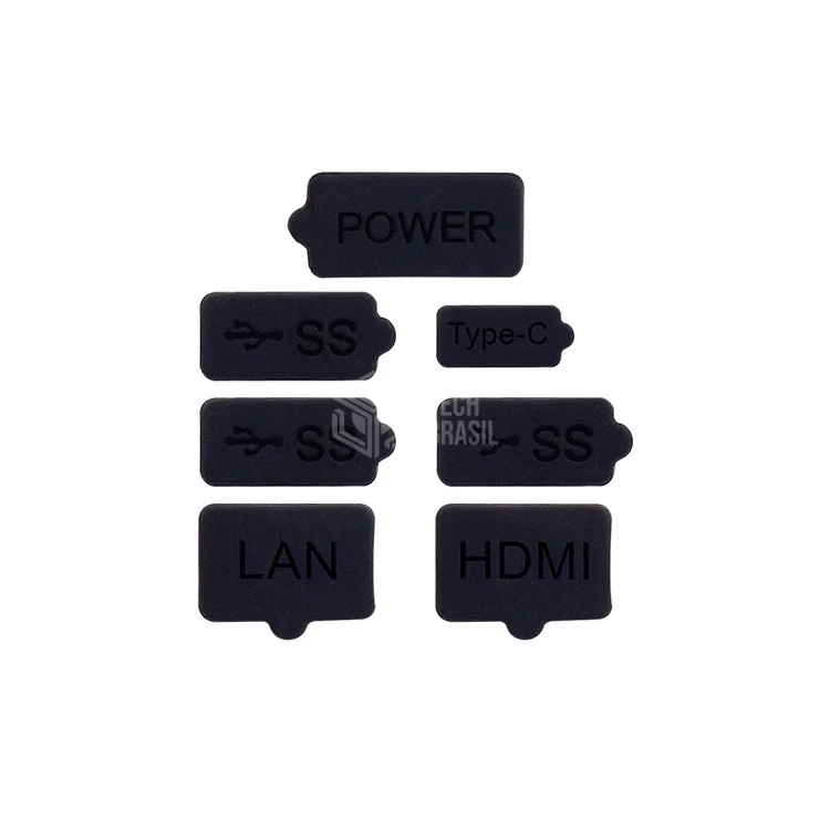 Kit Anti Poeira Para Playstation 5 Tampa De Silicone Protetor