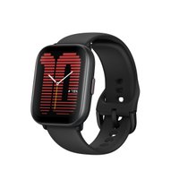 Relogio Fit Caixa Preto Desenho Tela AmoLED Active Com Gps.