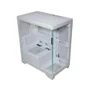 Gabinete Gamer K-mex Aquario Cg-w1f9 Micro Poseidon Branco Micro Atx Sem Cooler.