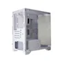 Gabinete Gamer K-mex Aquario Cg-w1f9 Micro Poseidon Branco Micro Atx Sem Cooler.