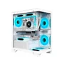 Gabinete Gamer K-mex Aquario Cg-w1f9 Micro Poseidon Branco Micro Atx Sem Cooler.
