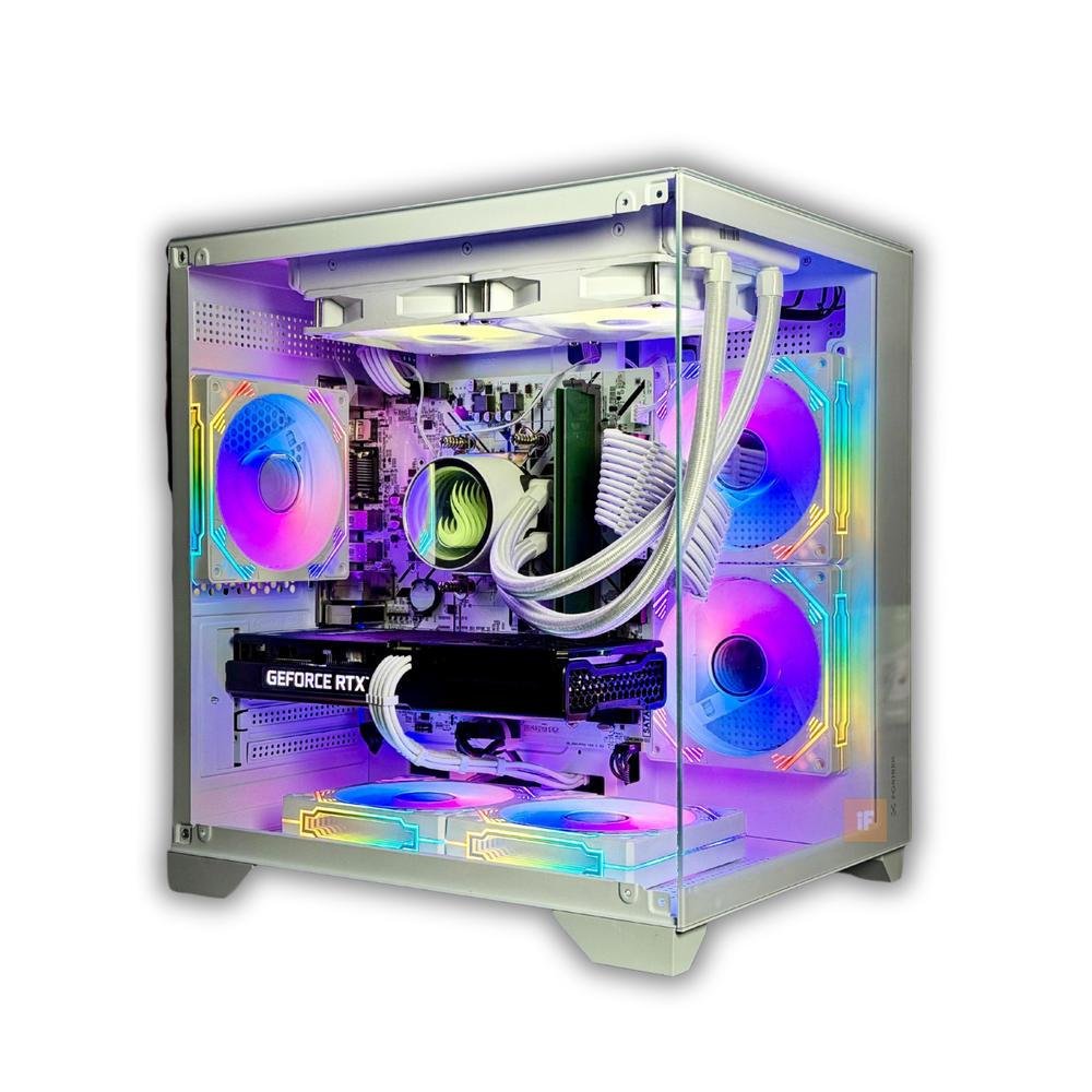 PC Gamer Aquario Branco Ryzen 7 5700x, RTX 3060, 32gb, SSD 1TB, Water Cooler- Máximo Desempenho!