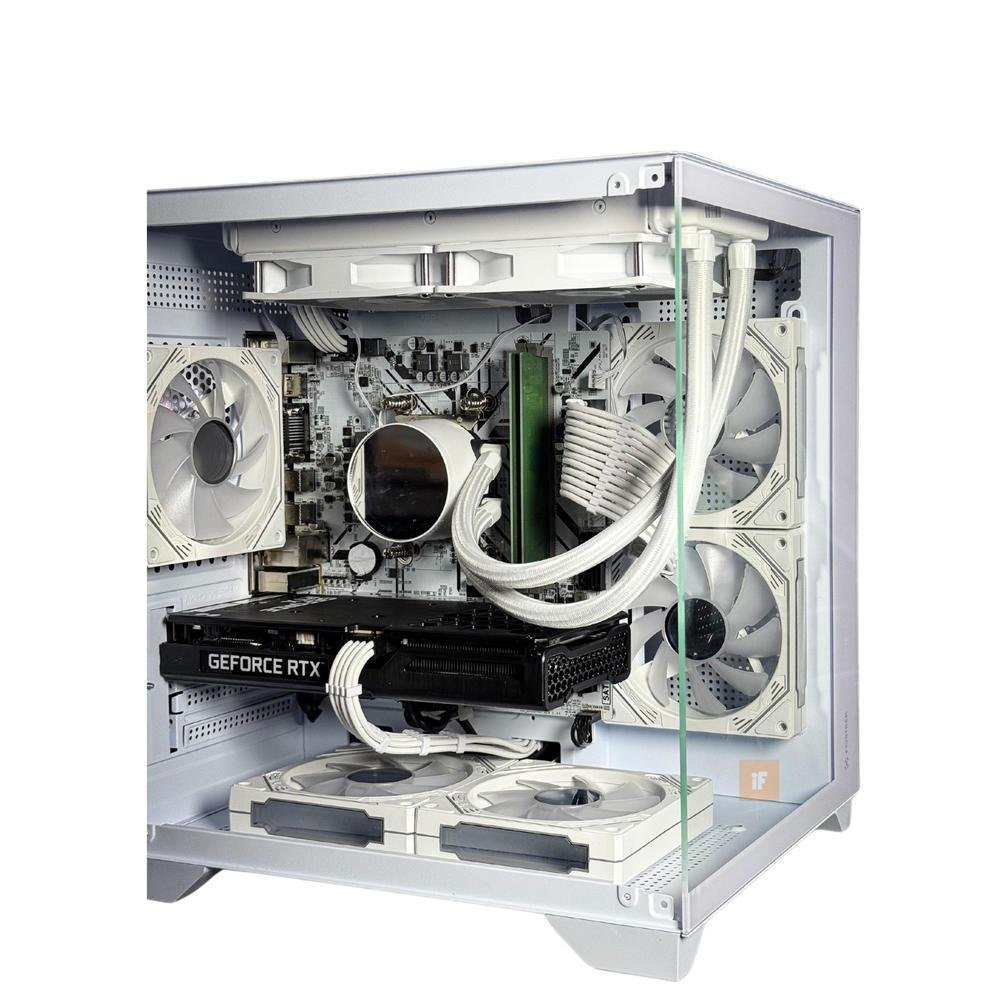 PC Gamer Aquario Branco Ryzen 7 5700x, RTX 3060, 32gb, SSD 1TB, Water Cooler- Máximo Desempenho! - view 2