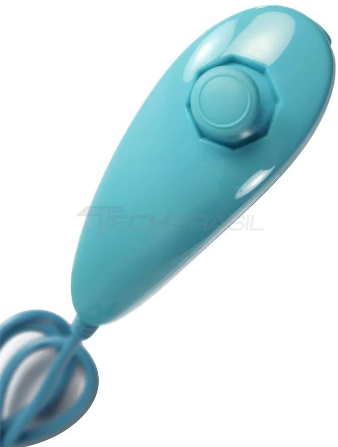 Controle Nunchuck Para Nintendo Wii E Nintendo Wii U Azul