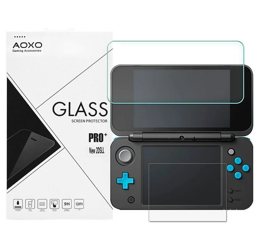 Película Protetora Glass Pro+ Para Nintendo New 2ds Xl/ll Película Protetora Glass Pro+ Para Nintendo New 2ds Xl/ll