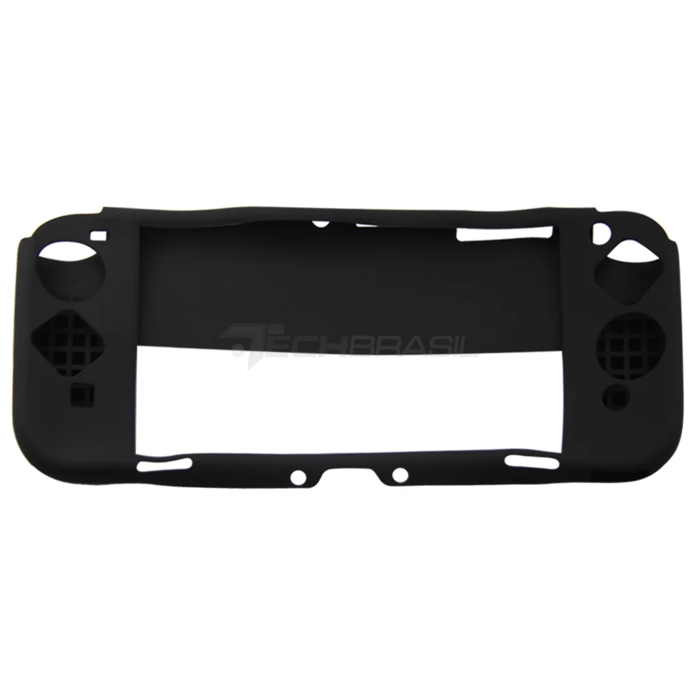 Kit Proteção Nintendo Switch OLED 5 Em 1 Case Película Caps Capa Kit Proteção Nintendo Switch OLED 5 Em 1 Case Película Caps Capa
