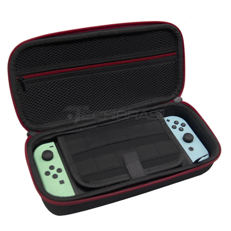 Kit Proteção Nintendo Switch OLED 5 Em 1 Case Película Caps Capa Kit Proteção Nintendo Switch OLED 5 Em 1 Case Película Caps Capa